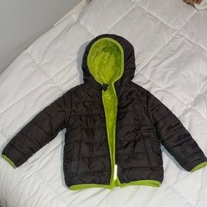 Toddler 2T. Cat and Jack jacket. Gray and like green.